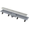 Водоотводящий желоб ALCAPLAST APZ8 SIMPLE AG100101750 с порогами для перфорированной решетки
